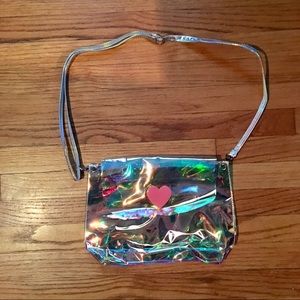 Iridescent Jelly Heart Purse